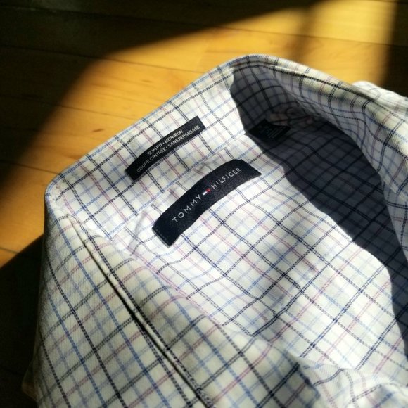 Tommy Hilfiger Other - Tommy Hilfiger Pink/Navy/Blue Men's Shirt L/G